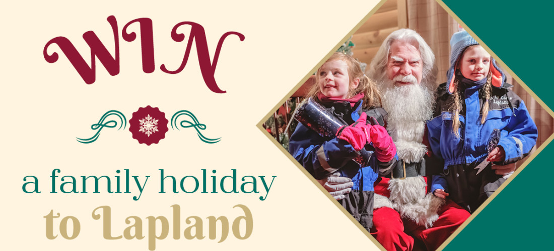 Win a 3-night family trip to Lapland in December incl. flights